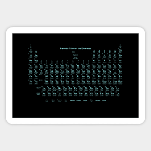 periodic table of elements Sticker